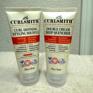 Curlsmith Bundle w/curl defining styling souffle & double cream deep quencher.